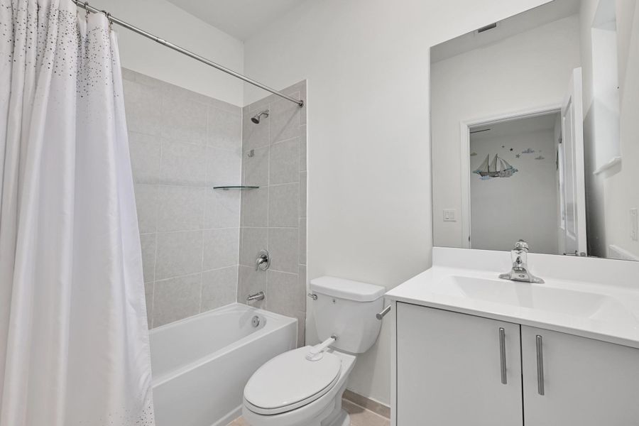 Furnished interior view inside a new home in , Homestead (Image 8). Furnished interior view inside a new home in , Homestead (Image 8).