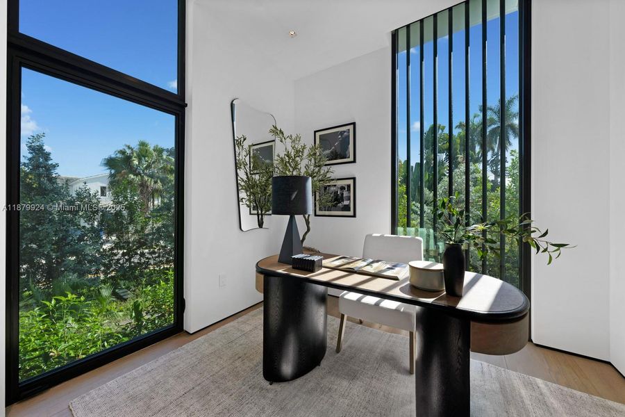 Furnished interior view inside a new home in , Miami Beach (Image 3).