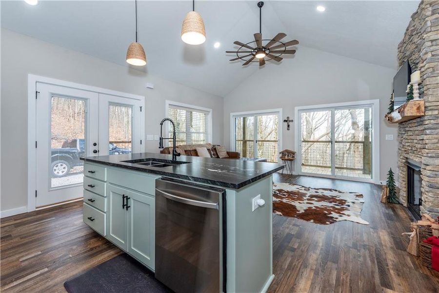 Furnished interior view inside a new home in , Jasper (Image 5). Furnished interior view inside a new home in , Jasper (Image 5).