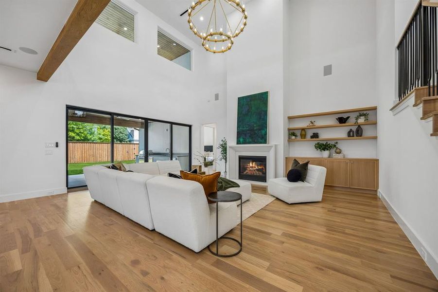 Furnished interior view inside a new home in , Dallas (Image 27).