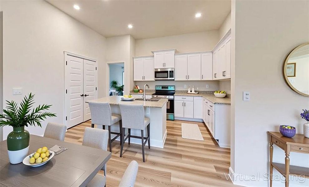 Furnished interior view inside a new home in , Bell (Image 5).