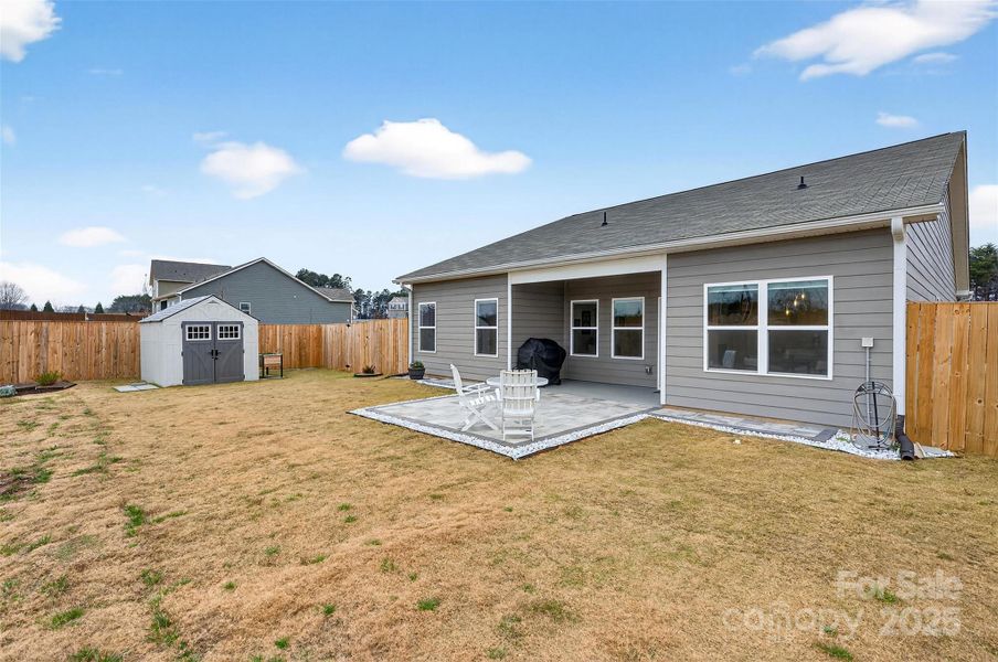Exterior details and patio area of a home in Saddlebrook, Sherrills Ford (Image 26).