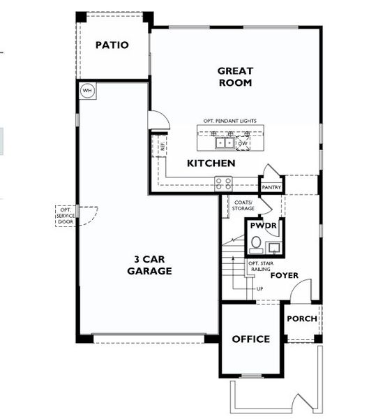 2D floor plan layout of this home in Acclaim at Jorde Farms, Queen Creek, AZ (Image 6). 2D floor plan layout of this home in Acclaim at Jorde Farms, Queen Creek, AZ (Image 6).
