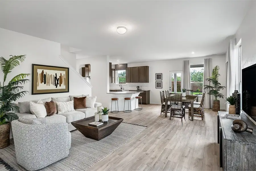 Representative furnished interior of a home built from the 1907 by KB Home in Casa Verde Ridge, San Antonio (Image 4). Representative furnished interior of a home built from the 1907 by KB Home in Casa Verde Ridge, San Antonio (Image 4).