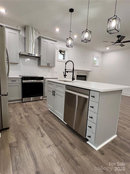 Furnished interior view inside a new home in , Charlotte (Image 4). Furnished interior view inside a new home in , Charlotte (Image 4).