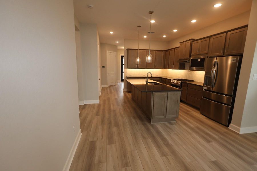 Furnished interior view inside a new home in , Cypress (Image 4).