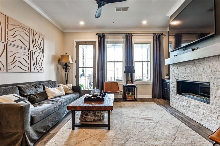 Furnished interior view inside a new home in Waterside Condos, Peachtree Corners (Image 20).