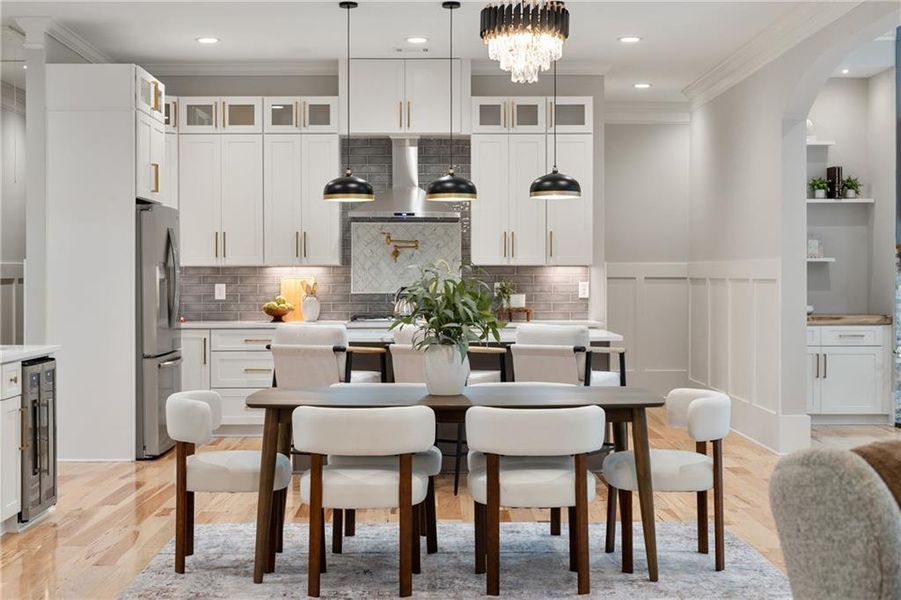 Furnished interior view inside a new home in , Dawsonville (Image 13).