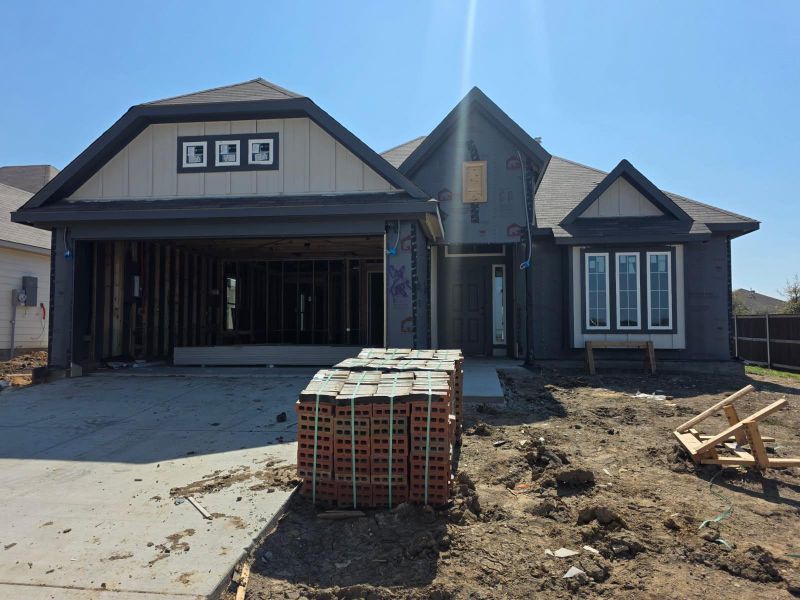 In-progress construction of a new home in , Brenham, TX (Image 8).