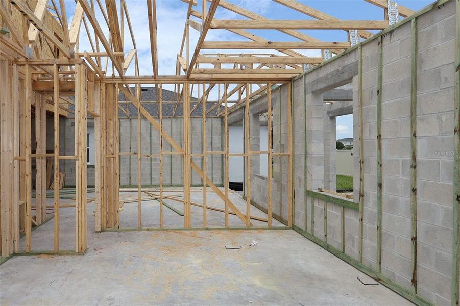 In-progress construction of a new home in Bay Lake Farms, St. Cloud, FL (Image 7).