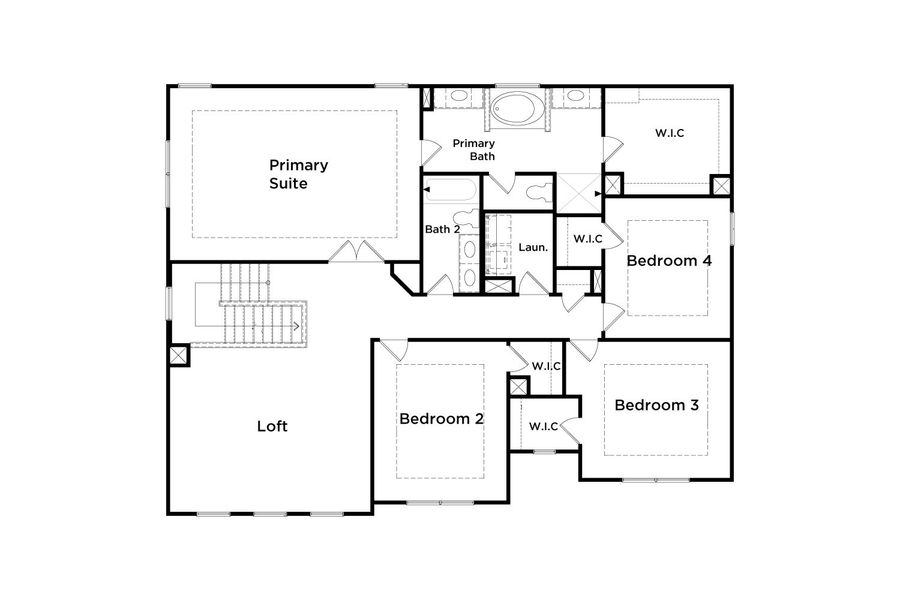 2D floor plan layout of this home in Cambria at Traditions, Hampton, GA (Image 4). 2D floor plan layout of this home in Cambria at Traditions, Hampton, GA (Image 4).