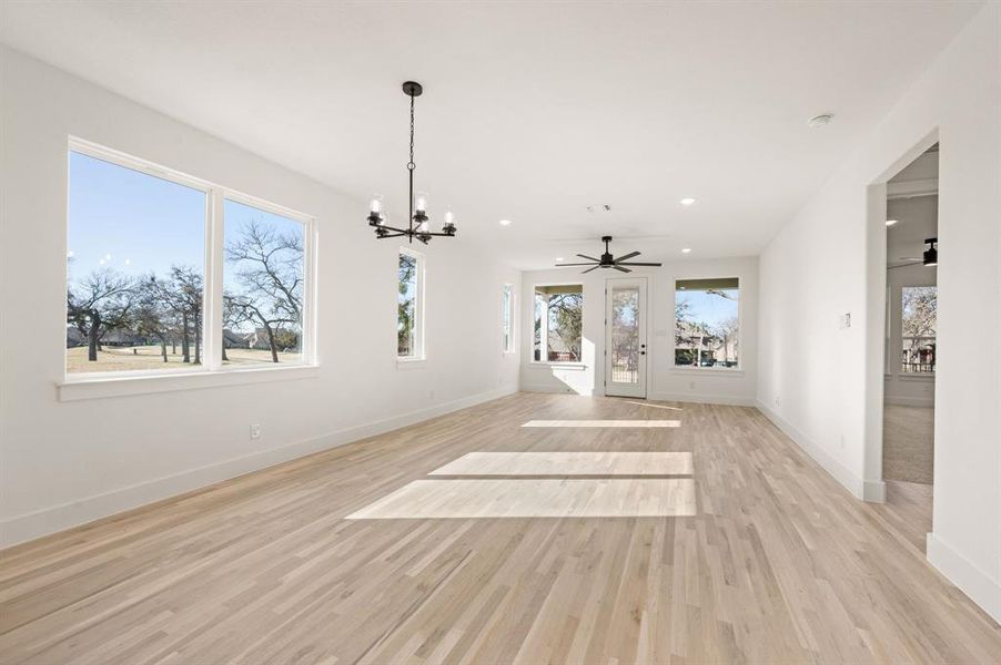 Spacious, unfurnished interior of a new home in The Resort on Eagle Mt. Lake, Fort Worth (Image 25).