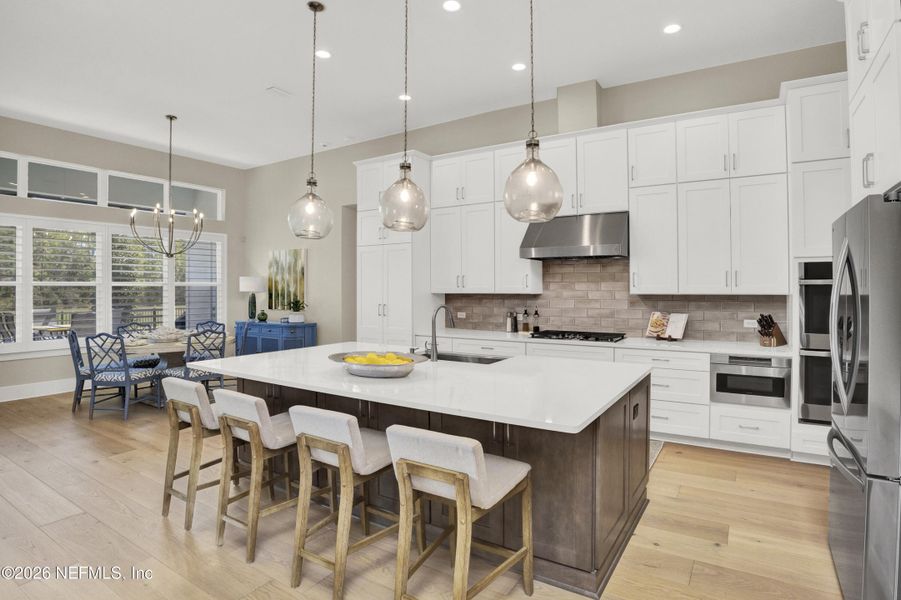 Furnished interior view inside a new home in Nocatee, Ponte Vedra (Image 12). Furnished interior view inside a new home in Nocatee, Ponte Vedra (Image 12).