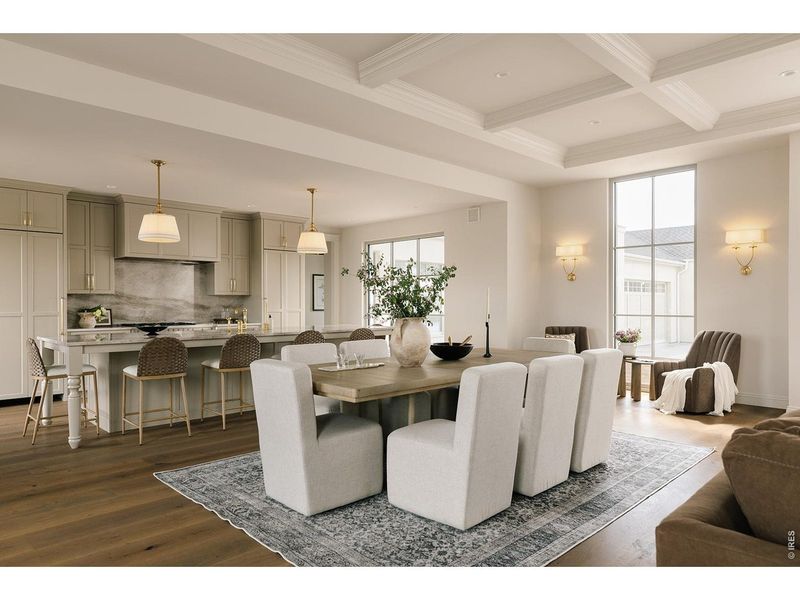 Furnished interior view inside a new home in , Fort Collins (Image 12).