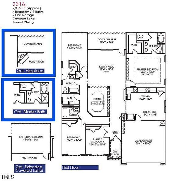 2316 Floorplan - lot 94