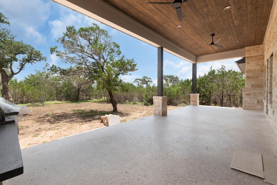Exterior details and patio area of a home in , Burnet (Image 4). Exterior details and patio area of a home in , Burnet (Image 4).