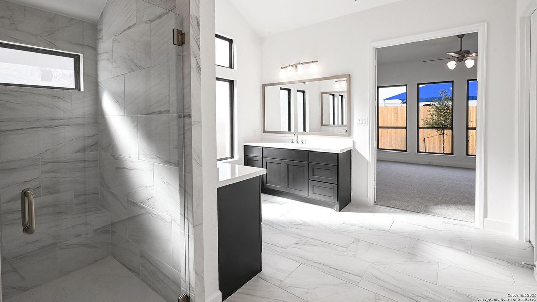 Furnished interior view inside a new home in Cibolo Valley Heights 65', Cibolo (Image 7).