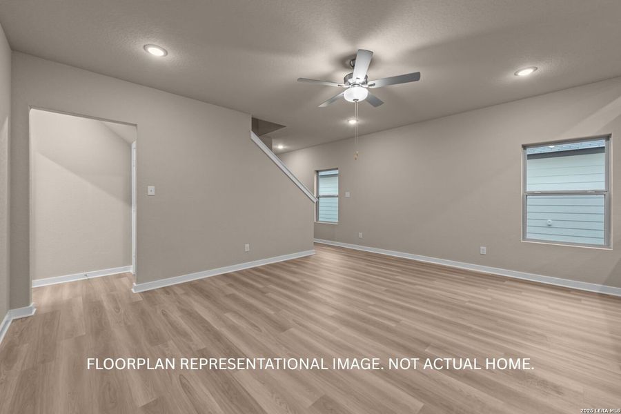 Spacious, unfurnished interior of a new home in Winding Brook, San Antonio (Image 12).