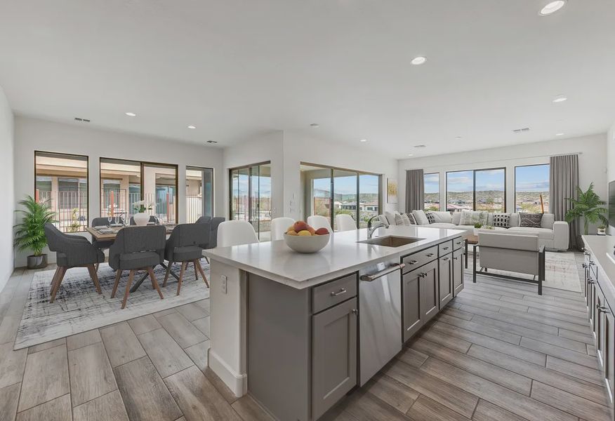 Virtually Staged Kitchen - 13 of 44