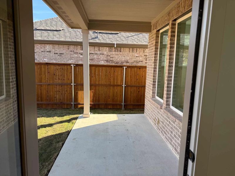 Covered Patio Construction Progress