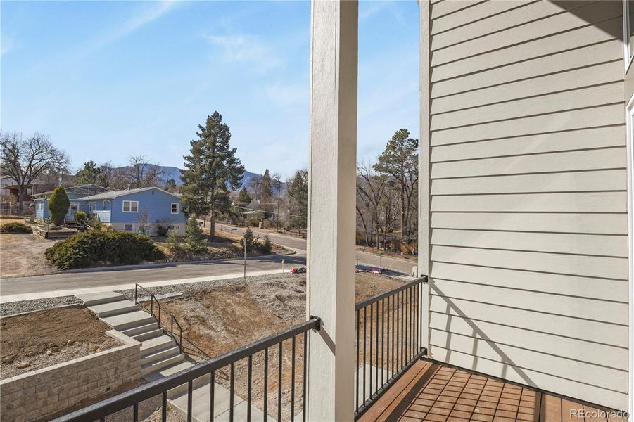 Exterior details and patio area of a home in , Colorado Springs (Image 20).