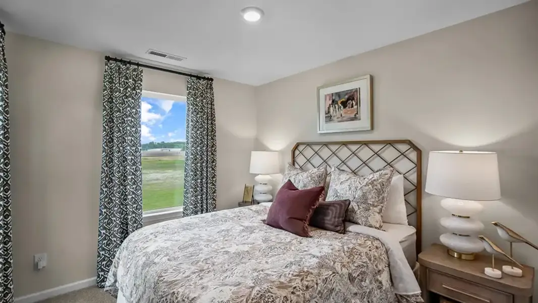 Furnished interior view inside a new home in North Village Townes, Greensboro (Image 16).