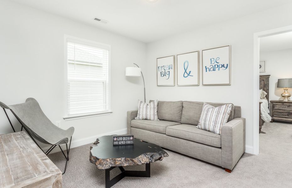 Furnished interior view inside a new home in Solana, Durham (Image 11).
