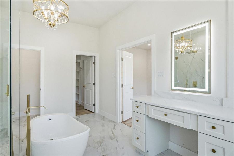 Furnished interior view inside a new home in , Canton (Image 12).