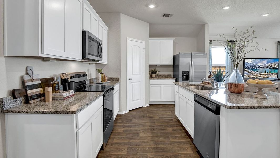 Furnished interior view inside a new home in Navarro Fields, Seguin (Image 13). Furnished interior view inside a new home in Navarro Fields, Seguin (Image 13).