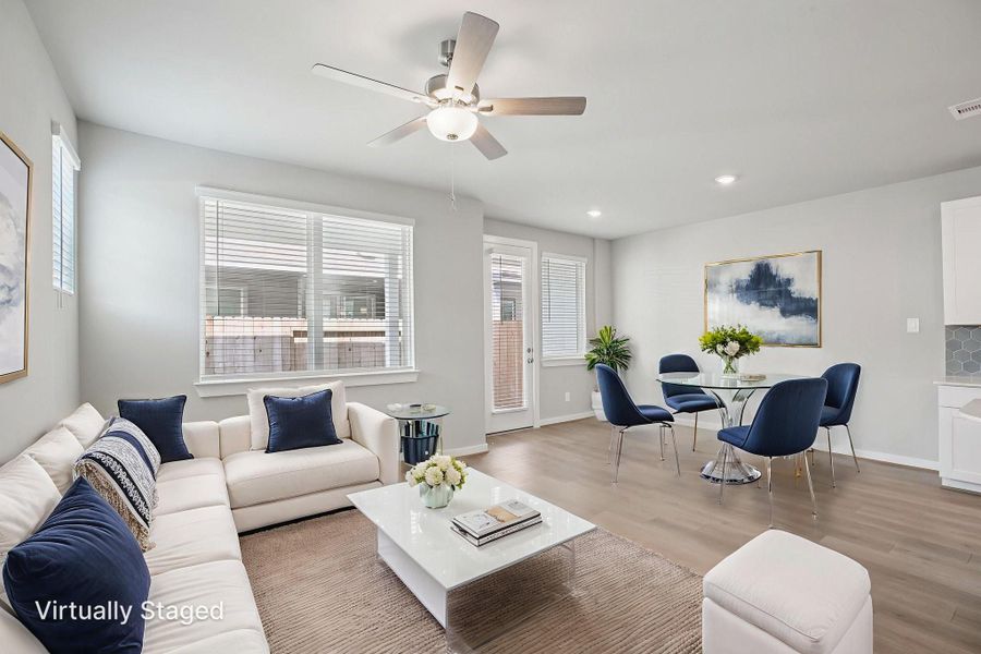 Photo is not of the actual home, but is an inspirational photo of builder’s model home and may depict options, furnishings, and/or decorator features that are not included