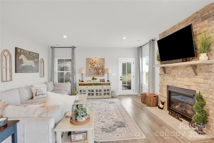 Furnished interior view inside a new home in Springshire Creek, Indian Trail (Image 30).