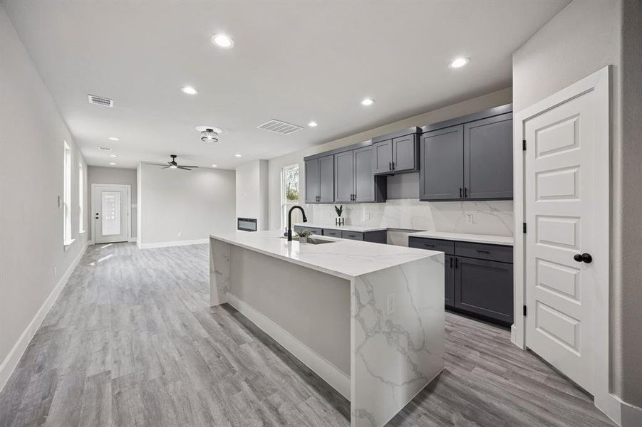 Furnished interior view inside a new home in , Dallas (Image 7).