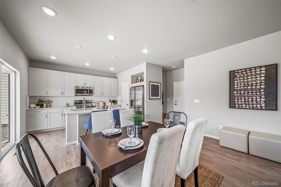 Furnished interior view inside a new home in , Aurora (Image 3).