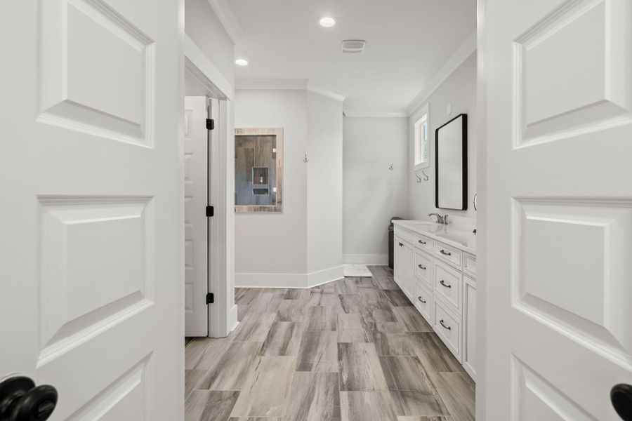 Furnished interior view inside a new home in , Huger (Image 26).