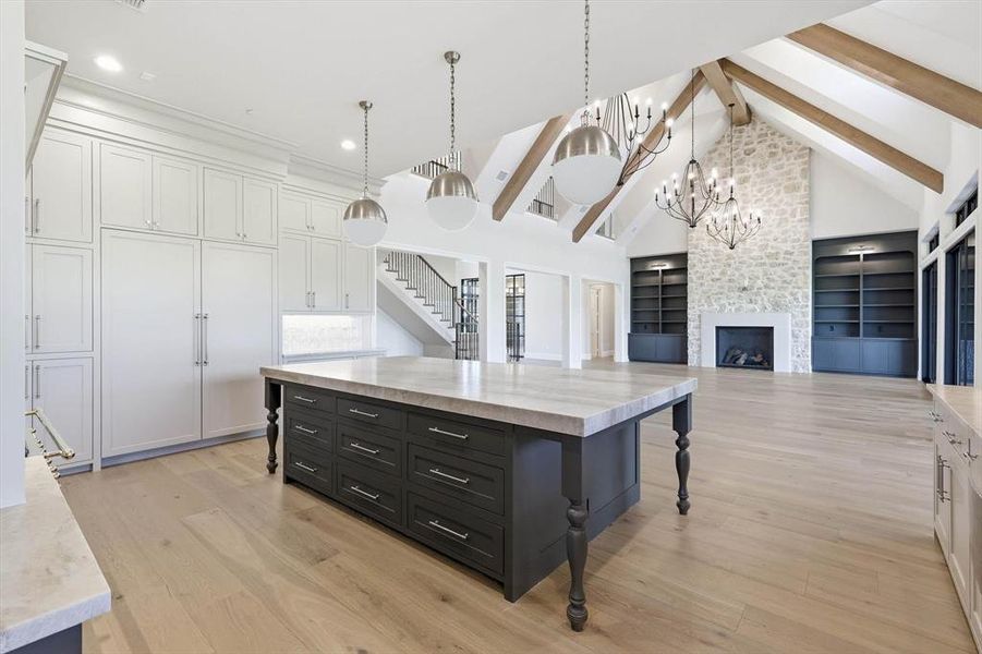 Furnished interior view inside a new home in , Bartonville (Image 6).