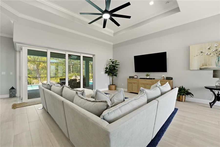 Furnished interior view inside a new home in , Rotonda West (Image 10).