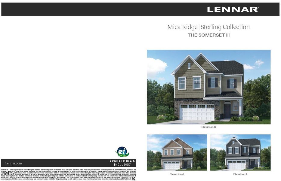 Somerset Elevations Somerset Elevations