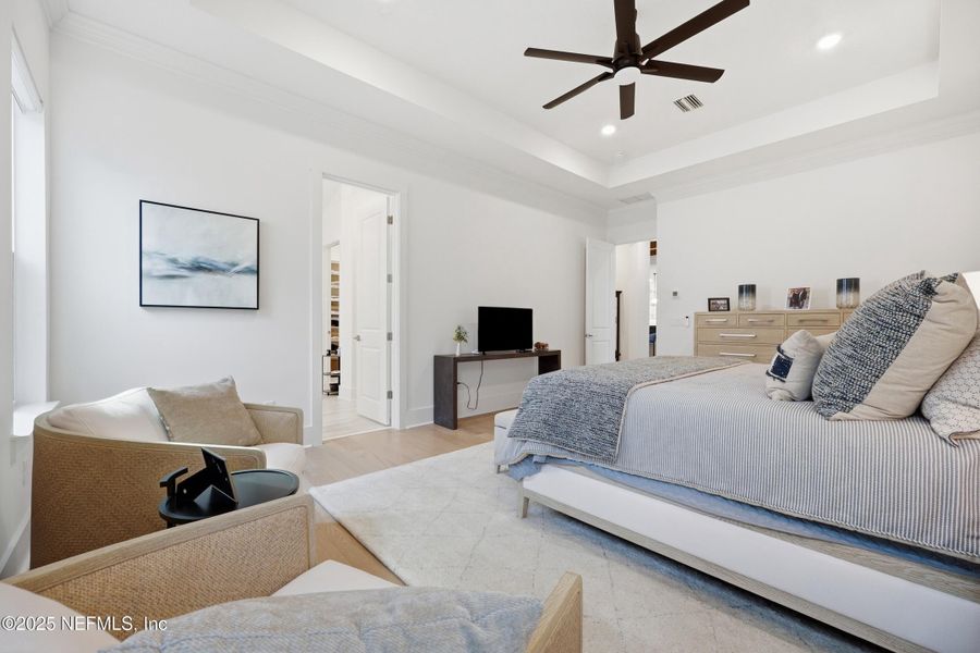 Furnished interior view inside a new home in , Jacksonville (Image 10).