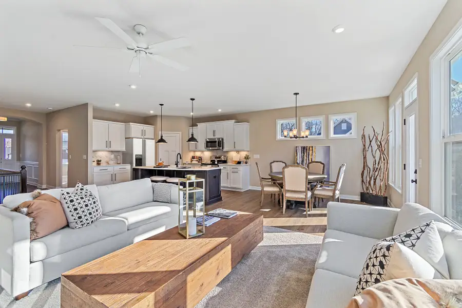 Representative furnished interior of a home built from the Edenton by Fischer Homes in Easton Park, Dallas (Image 13).