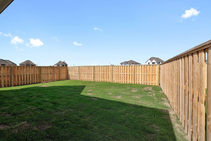 Exterior details and patio area of a home in Parmer Ranch - 40', Georgetown (Image 17). Exterior details and patio area of a home in Parmer Ranch - 40', Georgetown (Image 17).