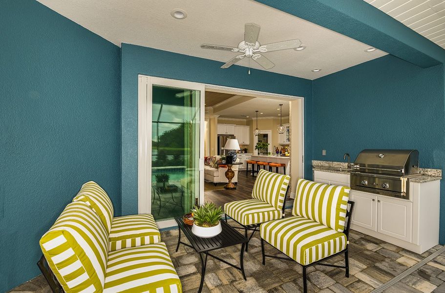 Furnished interior view inside a new home in Wildleaf, Parrish (Image 20).