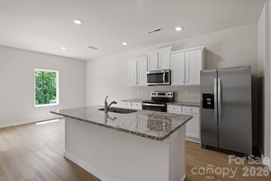 Furnished interior view inside a new home in , Winston-Salem (Image 7).