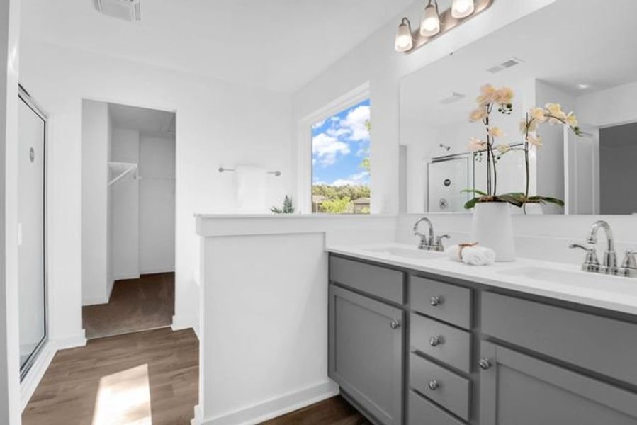 Representative furnished interior of a home built from the Kane by True Homes in Harpers Landing, Walkertown (Image 13).