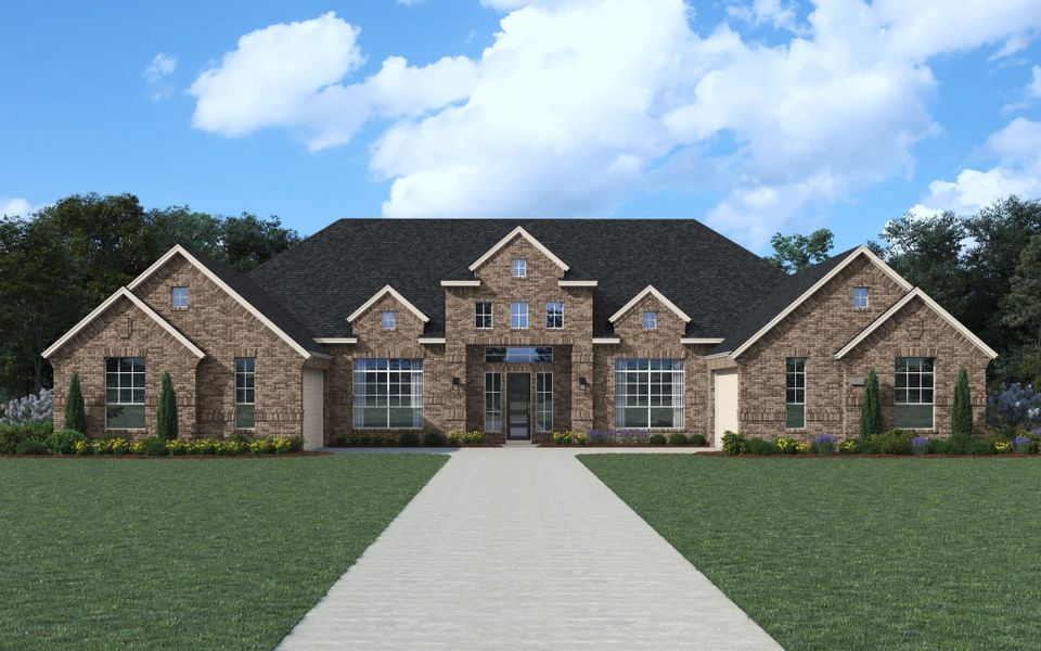 Representative exterior photo of a completed home built from the Grant by Chesmar Homes in Regency Ranch – New Phase Now Selling, Marion, TX (Image 12).