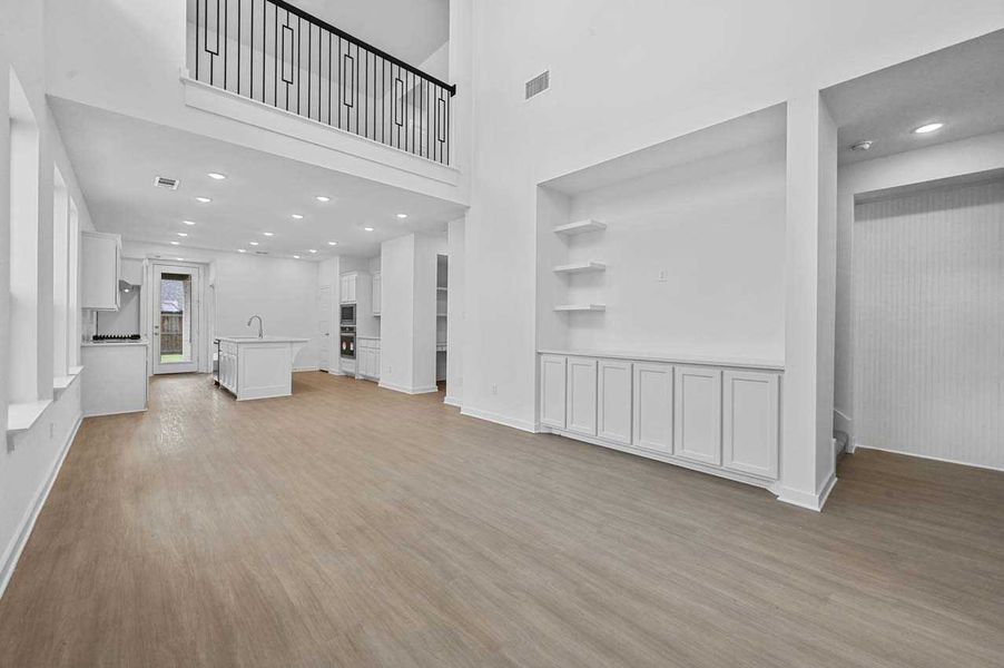 Representative Family Room - some options shown Representative Family Room - some options shown