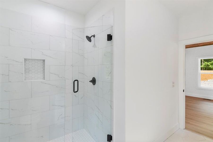 Close-up of interior finishes inside a home in , Ellijay (Image 9).