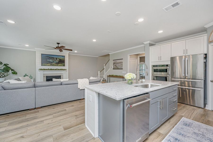 Furnished interior view inside a new home in Sea Island Preserve, Johns Island (Image 62).