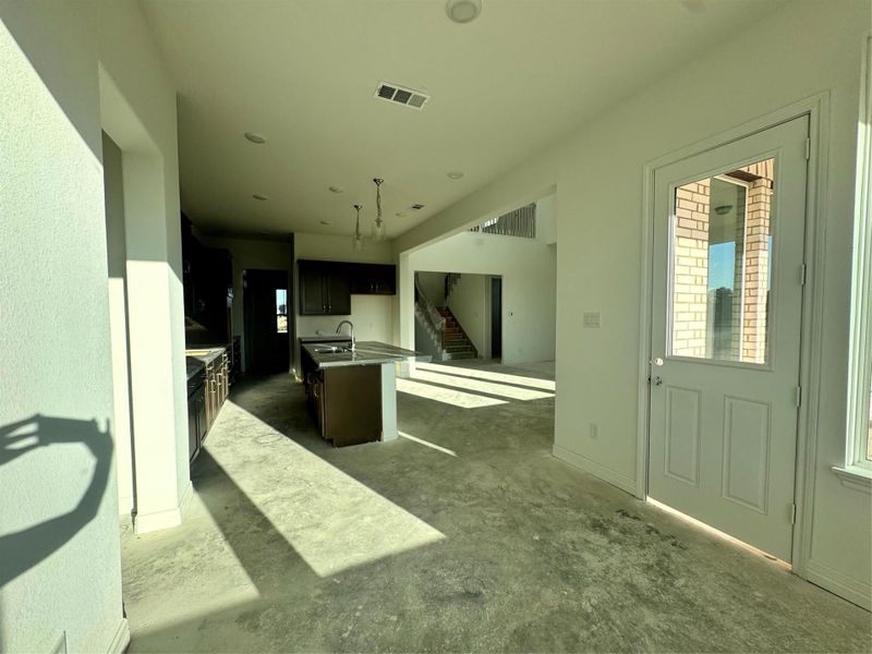 Actual progress of your home.