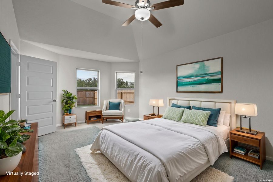 Furnished interior view inside a new home in Jordan's Ranch, San Antonio (Image 6).