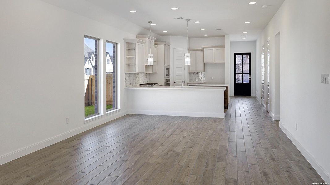 Spacious, unfurnished interior of a new home in Kallison Ranch, San Antonio (Image 21). Spacious, unfurnished interior of a new home in Kallison Ranch, San Antonio (Image 21).